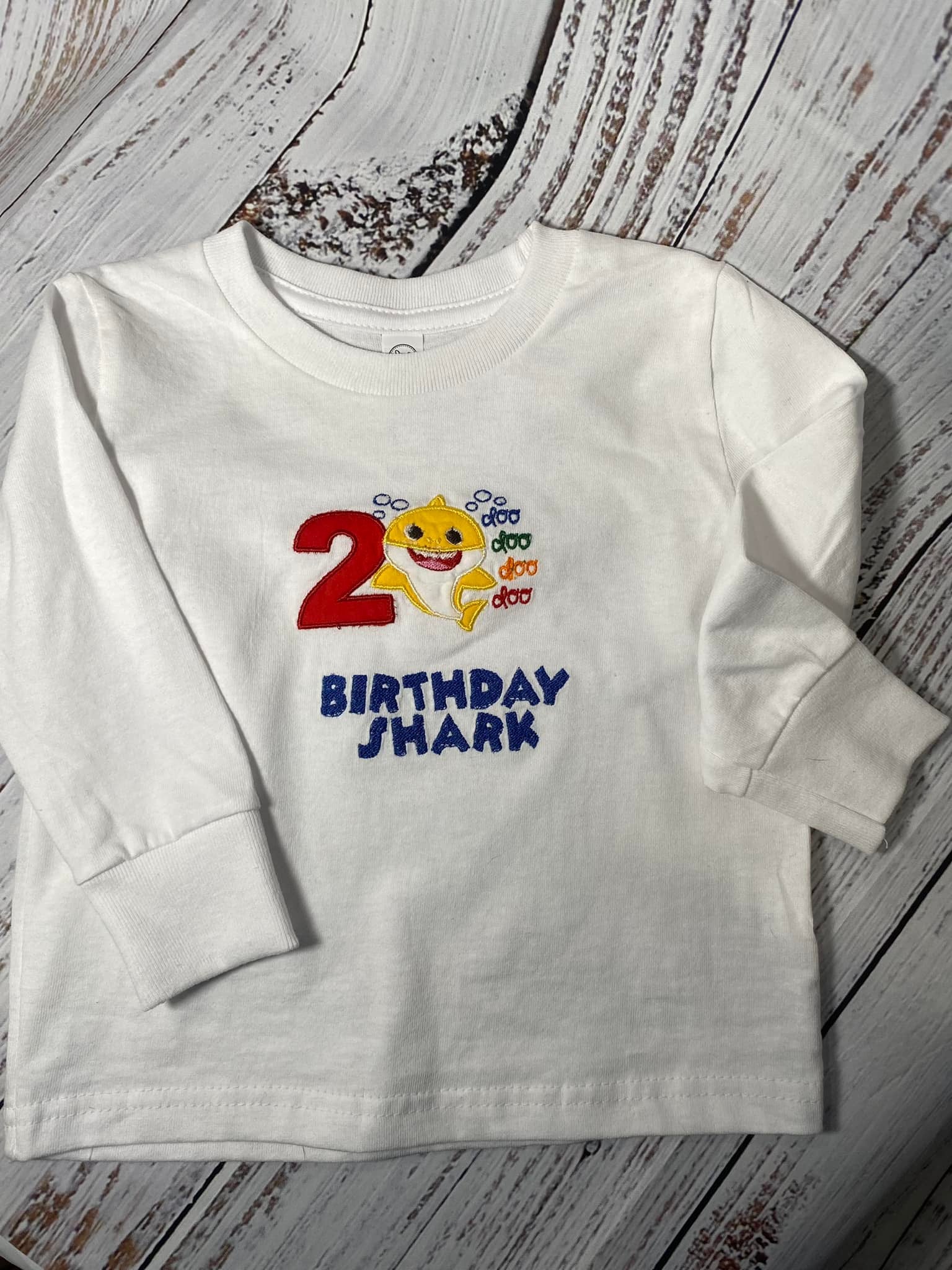 Baby shark birthday hot sale family shirts